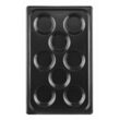 Tava pentru oua, cu invelis antiaderent CONVECTOMAT EGGPLATE, HENDI, GN 1/1, Negru, 530x325x(H)26mm