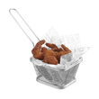 Cos Hendi tip friteuza, pentru servire snacks, inox, 130x115x(h)80 mm