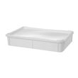 Cutie aluat pizza Budget Line alba, 600x400x(H)105 mm