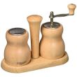 Set rasnita din lemn pentru sare si piper 10 cm Cuneo - Bisetti
