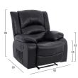 Fotoliu din piele Comfort Relax