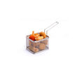 Cos servire Mini-fry pentru cartofi prajiti, Hendi, otel inoxidabil, 12x10x(H)8 cm