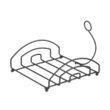 Suport negru pentru servetele, Hendi, 155x160x(H)80