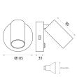 Lampa perete Gina - ACB Iluminacion