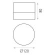 Plafoniera LED Clever, 12W - ACB Iluminacion