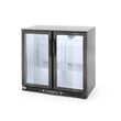 Vitrina frigorifica pentru bar, 198L, 2 usi batante, iluminat LED, 900x500x(H)900mm