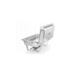 Chafing dish inox GN1/1, contine 2 suporturi combustibil si o tava GN 1/1 65mm