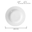 Farfurie adâncă Bianco 230 mm Fine Dine 