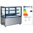 Vitrina frigorifica de prezentare interval temp. 2/6?C, corp inox, 410 litri, 490 W ARKTIC by Hendi, 1215x675x(H)1210 mm, Clasa energetica C