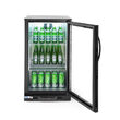 Vitrina frigorifica de prezentare interval temp. 2/10 C, 150 W, corp inox, ARKTIC by Hendi, 500x500x(H)900 mm 103 Litri, Clasa energetica D