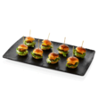 Platou negru Polaris 1/2, Fine Dine 265x325x22 mm