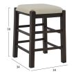 Scaun de bar din lemn Tino