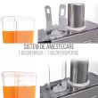 Dozator dublu cu dispersie si mixer pentru suc, ayran, salgam, iaurt, ceai rece, cafea rece 2x20 litri - Samixir