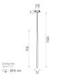 Pendul Bendis, incastrat, 5W - ACB Iluminacion