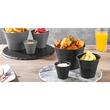 Tava rotunda servire Black