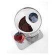 Dispenser profesional pentru suc 5 litri, sistem racire cu cuburi gheata, corp inox, cuva policarbonat, robinet anti-picurare, Hendi, 28x22x(H)51 cm