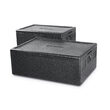 Cutie termoizolanta 33 lt, interior 535x535x(H)117 mm, exterior 595x595x(H)165 mm, numar cutii pizza 3x50 cm Hendi Kitchen Line, spuma polipropilenica