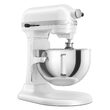 Mixer cu bol 5.2L, Model HEAVY DUTY, White - KitchenAid
