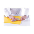 Tocator galben 600x400x18 mm, respecta normele de igiena HACCP, polietilena HDPE 500, Hendi, cu 2 fete pentru taiat