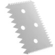 Razuitor Hendi pentru aluat, forma dreptunghiulara cu diverse modele pe fiecare latura, 102x69mm