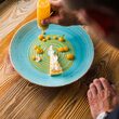 Farfurie Fine Dine, colectia Tukurus, dimetru 300 mm, portelan, rezistenta la temperaturi pana la 180 C