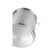 Oala inalta profesionala Revolution by Hendi cu capac Inox 360x360 mm 36 l