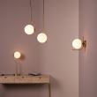 Aplica interior Maui Opal/Matt Antique Gold, LED E27 1x15W, IP44 CL.II - ACB Iluminacion