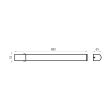 Bagheta LED Garona, 20W, alba - ACB Iluminacion