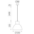 Pendul Krabi 25 cm, 1xE27 - ACB Iluminacion