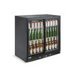 Vitrina frigorifica de prezentare usi glisante interval temp. 2/10?C, 220 W, corp inox, ARKTIC by Hendi, 900x500x(H)900 mm 198 Litri, Clasa energetica E