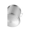Oala inalta cu capac 17 lt, Revolution, 28x28cm, inox, potrivita si pentru uz profesional