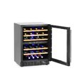 Dulap frigorific pentru vin cu reglare temperatura in 2 zone, 46 sticle,Hendi  133 litri, 220-240V/90W, 595x588x(H)820 mm