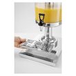 Dispenser suc 8 lt, suport inox, container din policarbonat, Hendi, robinet antipicurare, 260x360x(h)560 mm