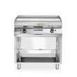 Plita gratar pe gaz 700, HENDI, Kitchen Line, 2 zone de incalzire, fiecare cu 3 arzatoare, putere totala 10kW, 10kW, 800x700x(H)900mm