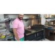 Gratar profesional barbeque pentru steak pe carbuni