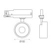 Proiector cu LED pe sina Apex, 13W - ACB Iluminacion
