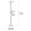 Lampadar 24W LED Praia 2L - ACB Iluminacion