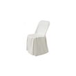 Husa scaun, Alb, 540x440x(H)840 mm 100% Poliester Hendi