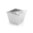 Bol servire rustic, Hendi, tip galeata, 100x100x(H)80, otel galvanizat