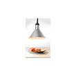 Lampa de caldura conica, argintie ø275x(H)250 mm, 230V, 250W