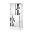 Dulap traversant cu despărțitor și ușă glisantă - înșurubat, HENDI, Kitchen Line, 800x500x(H)1800mm