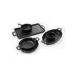 Vas servire in forma de mini-tigaie cu 2 manere, 189x147x(H)37 mm, melamina, Hendi Little Chef