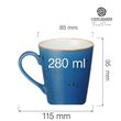Cana albastra, 230 ml
