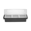 Cutie pentru ingrediente Hendi  - 3 recipiente, 480x150x(H)100 mm