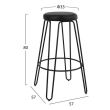 Scaun de bar metalic Kelly