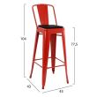 Scaun de bar metalic Melita