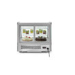 Vitrina rece pt prezentare, 120 lt, interval temp. 2-6 gr C, 160 W, corp inox, ARKTIC by Hendi, 707x570x(H)680mm, Clasa energetica B