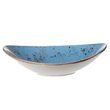 Farfurie de servire albastra barcuta, 250x160 mm