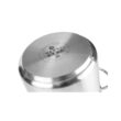 Cratita cu capac 4,8 Lit, 24 cm diametru x10,5 cm inaltime, inox, gama Hendi Profi Line