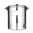 Boiler pentru bauturi fierbinti 30 lt, inox, termostat 0-100 gr C, 2200W, Hendi, 520x(H)500 mm, temperatura ajustabila de pana la 100 C, capac reversibil